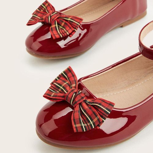 Mary Jane Red flat girl shoe - image 3