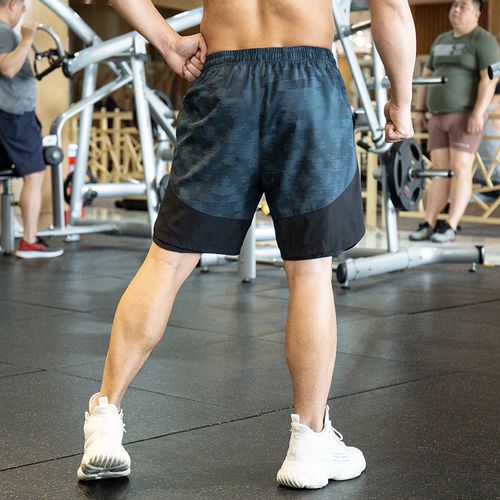 Workout Shorts Mens Gray