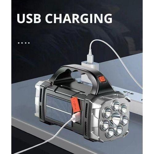 product_image_name-Generic-Solar Rechargeable LED Flashlight – Reliable Light Anywhere-4