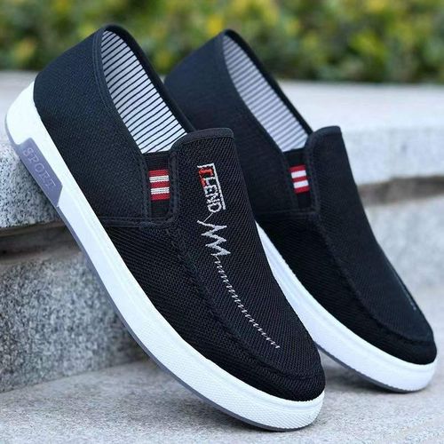 product_image_name-Men'S-Office Mens Corporate Business Casual Sneakers Shoes - Formal Suede Shoes for Men with quality sole - Black-5