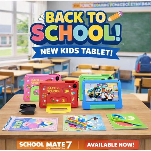 Bebe Schoolmate 7 Kids Tablet – 7" IPS Display, Sim enabled, Android, 6GB RAM + 256GB ROM, Kids Learning Tablet - image 3