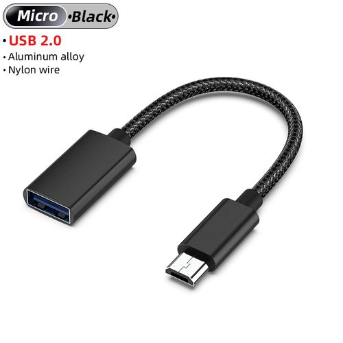 Digite c para cabo micro usb para o telefone móvel, adaptador rápido para  samsung, huawei, xiaomi, macbook pro, otg - AliExpress