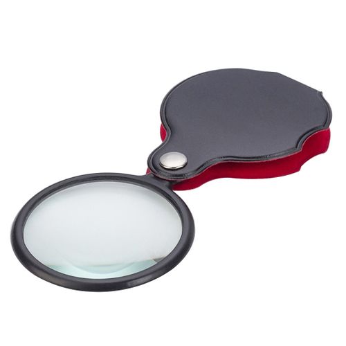 Magnifying Glass Reading Magnify 2x Magnifier Handheld Lens Jewelry Loupe Loop