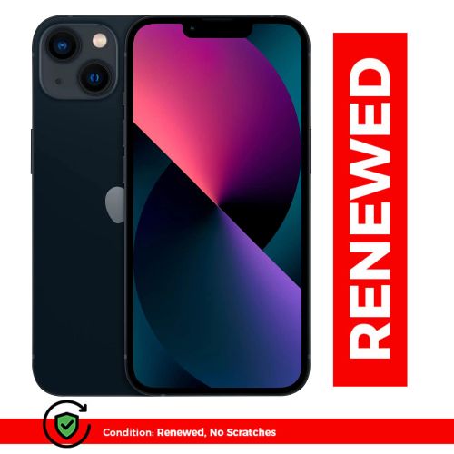 Renewed Apple iPhone 13 4GB RAM+128GB Dual SIM-5G-6.1" Black