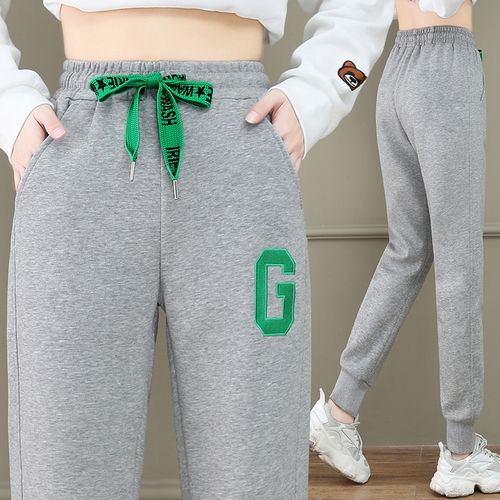 Fashion New In Trendy Female Casual High Waist Slim Versatile Joggers  Sweatpants Style