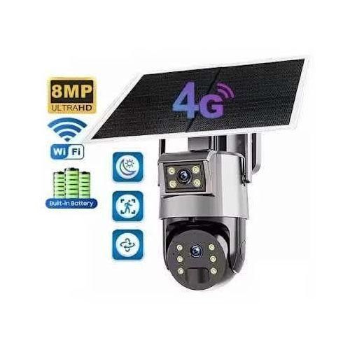 product_image_name-Generic-Ubox 4mp Dual Lens 4x Solar Powered Camera 4g (A30)-2