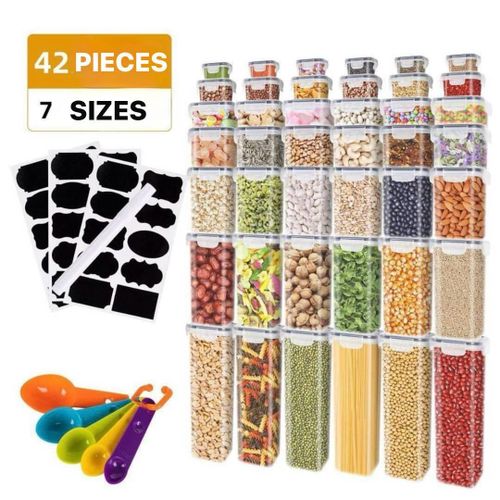 Generic 42 PIECES HIGH QUALITY PLASTIC CONTAINERS WITH ACCESSORIES