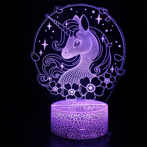 Unicorn Gifts For Girls, Unicorn Night Light Lamp With Remote, 16 Colors  Changing Unicorn Toys Birthday Gifts For Kids