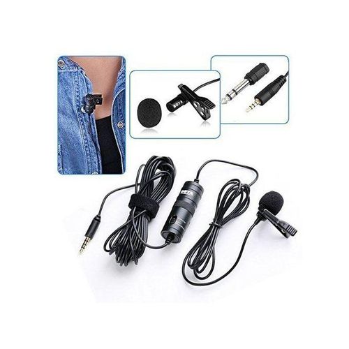 product_image_name-Boya-Lapel Microphone Lavalier For Smartphones DSLR PC Camcorders-1