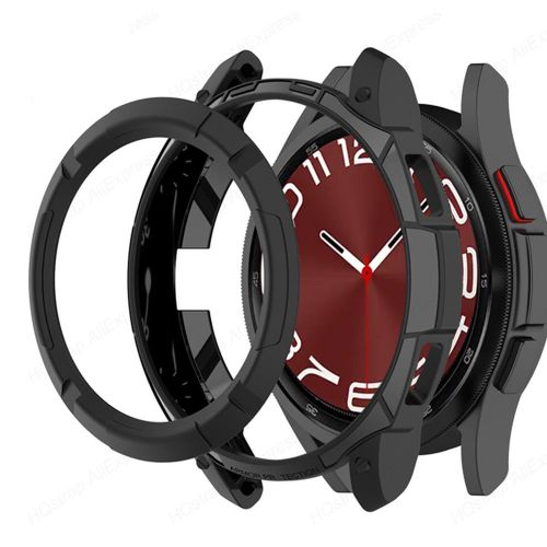 Generic Full Case Cover For Samsung Galaxy Watch 6 Classic  - 47mm _ Black