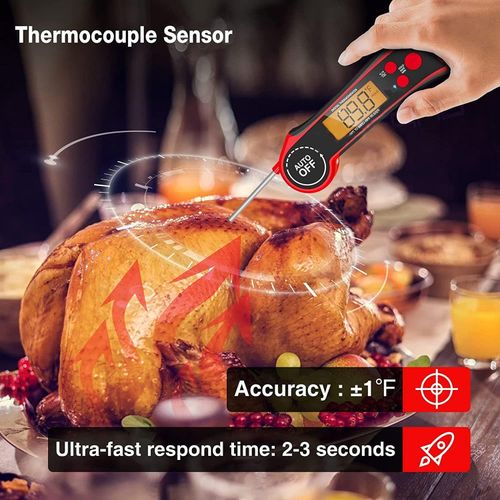 Dropship Digital Meat Thermometer With Probe - Waterproof; Kitchen