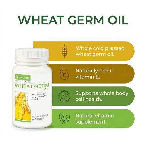 product_image_name-Noble-NeoLife Wheat Germ Oil – Natural Vitamin E for Hormonal Balance Fertility Support and Skin Glow 60 Capsules-1