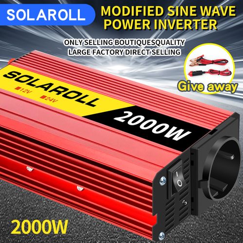 1500W/2000W/2600W Car Inverter DC 12V/24V to AC 220V Power