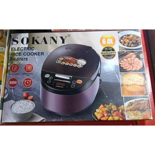 Generic Digital Sokany Rice Cooker 6L