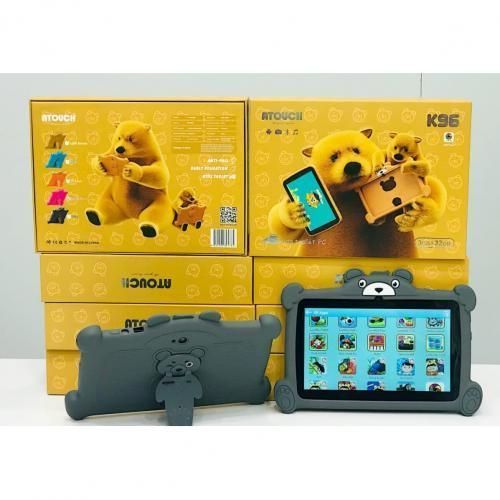 product_image_name-Atouch-K96 Kids 7"Android 8.1 Tablet,3GB Ram - 32GB Rom,Wifi & Zoom Enabled,Pre-installed Educational Apps/Games - Gray-1