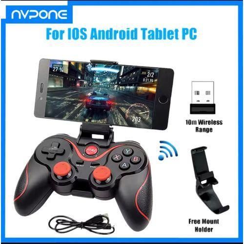product_image_name-Generic-X3 Wireless Bluetooth Game Controller for PC, Mobile Phones Android & iPhone, TV BOX Tablet Joystick Gamepad Joypad Holder-2