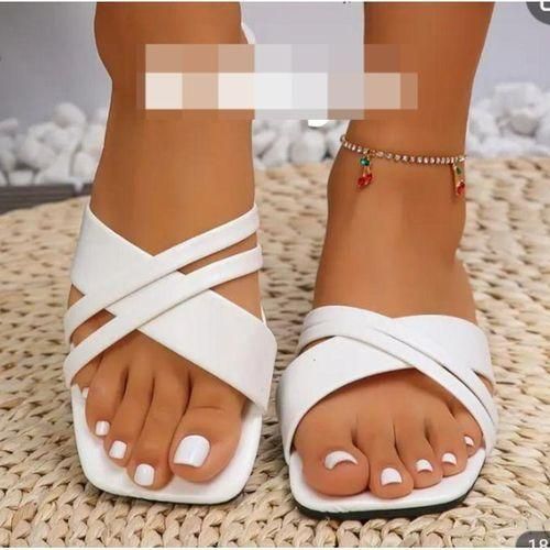 product_image_name-Fashion-Elegant Life White slippers-1