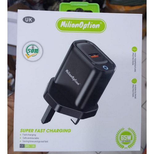 product_image_name-Generic-MillionOption 65W Super Fast USB C charger, Type C PD Quick Charger -1