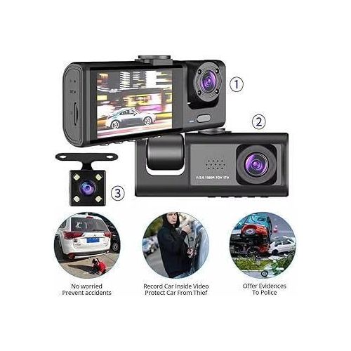 product_image_name-Generic-Full HD 1080P Vehicle Dash Cam – Wide Angle Black Box Traffic Recorder-1