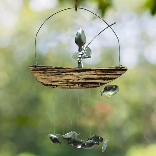 Generic Wind Pendant Creative Chime Head Man Bell Fishing Pendant