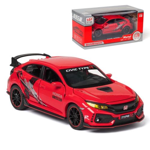 Generic Diecast Car 1 32 for Honda Civic Type R Model Car Pull Back Toy Car with Light and Sound Model Vehicles for Boy More Jumia Nigeria