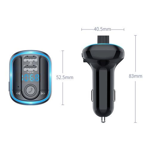 product_image_name-Generic-Dual USB Charger BT 5.0 Car FM Transmitter MP3 Music Player-1