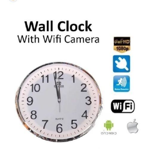 Generic Brand New Wireless Wall Clock Spy Camera High Edition - image 2