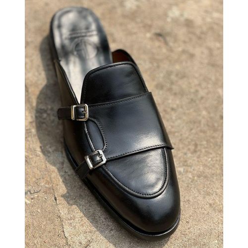 Fashion Men’s Black Executive Half-Shoe