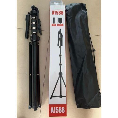 Generic A1588 Long Tripod Stand for Phones With Bluetooth Shutter - 7 Feet Monopod Stand