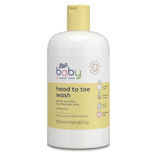 product_image_name-Boots-Baby Head To Toe Wash - 500ML (UK)-1