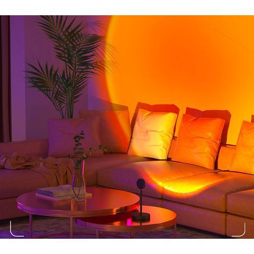 Generic Desk Lamp USB Sunset Projector Led Night Light Wall Decoration & Photography - image 5