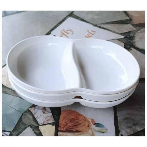 Generic Unbreakable 2 compartment plate - image 4