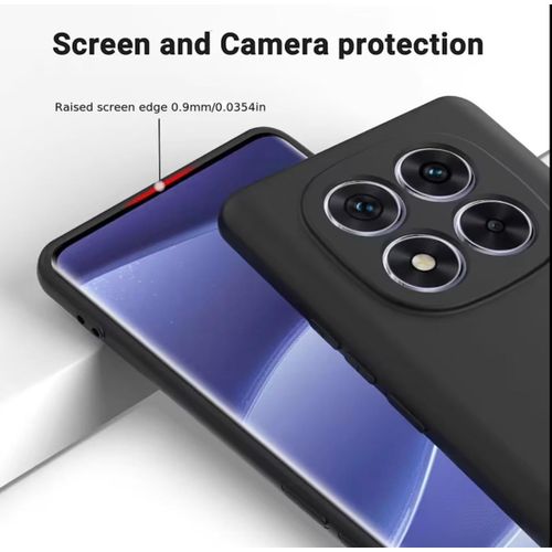 Generic Redmi Note 14 , Note 14 Pro & Note 14 Pro Plus Phone Case – Premium Black Silicone Case with Reinforced Camera Shield, Shockproof Armor & Scratch-Resistant. ( Black ) - image 5