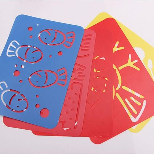 Kids Stencils Plastic Drawing Painting Stencil Templates For Child