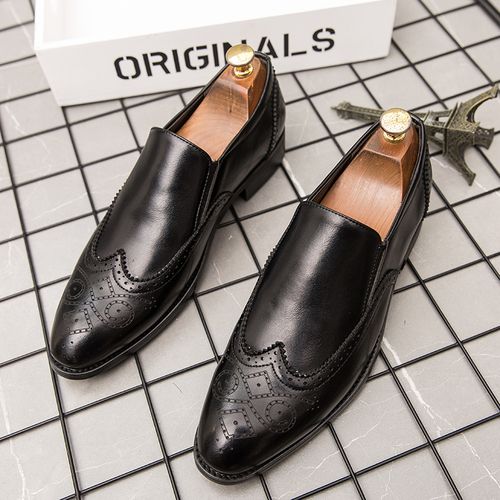 Fashion EUR38-44 H Dresser Leather Shoes Pointed Small Leather Shoes ...