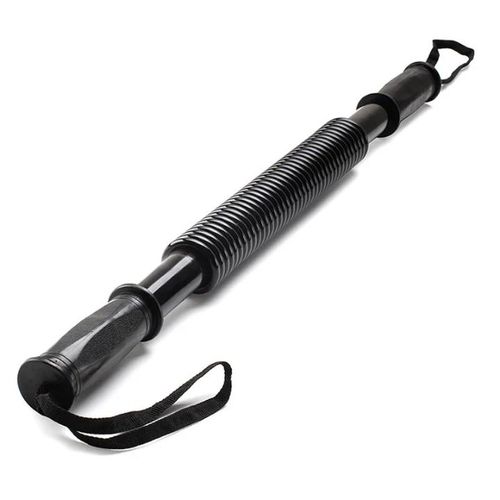 Generic 60kg Power Twister Bar, Multi Functional Arm Power Exerciser Spring Strength Muscle Trainer Fitness Equipment for Chest Shoulder Forearm Bicep and Arm