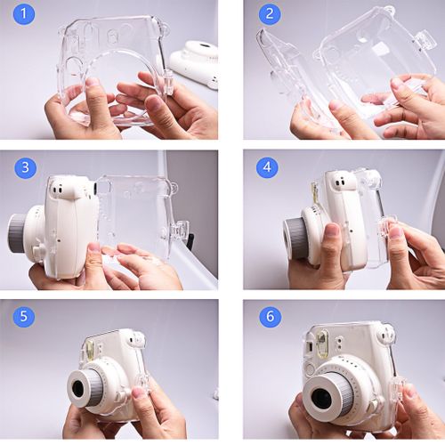 Generic Clear Hard Case Protector Cover For   Instax Mini 8/9 Polaroid Camera - image 2