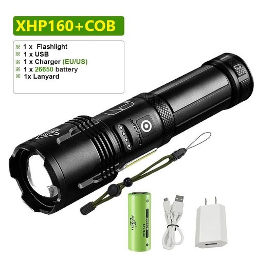 Powerful top led flashlight