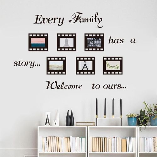 product_image_name-Generic-Creative English Motto Family Photo Frame Set Decorative Wall Sticker Self-Adhesive Home Photo Wall-2
