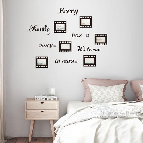 product_image_name-Generic-Creative English Motto Family Photo Frame Set Decorative Wall Sticker Self-Adhesive Home Photo Wall-8