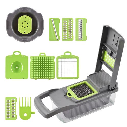 8In1 Food Vegetable Cutter Onion Fruit Dicer Chopper Veggie Slicer Kitchen  Tool