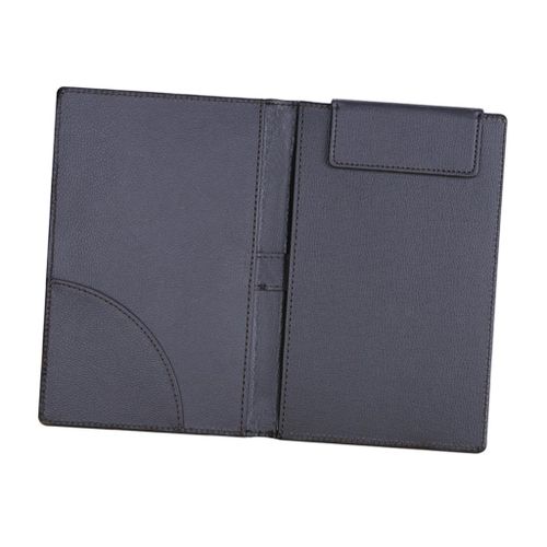 PU Leather Menus Resume Portfolio Contract Folder Pad A4/A6 Black 23x31cm 