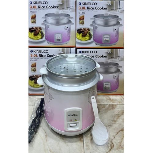 Kinelco KN-332 3.0L Rice Cooker with Automatic Keep Warm Function