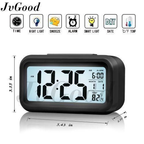 Generic Innovative LED Digital Alarm Clock with Time & Date Display – Battery Powered - image 2