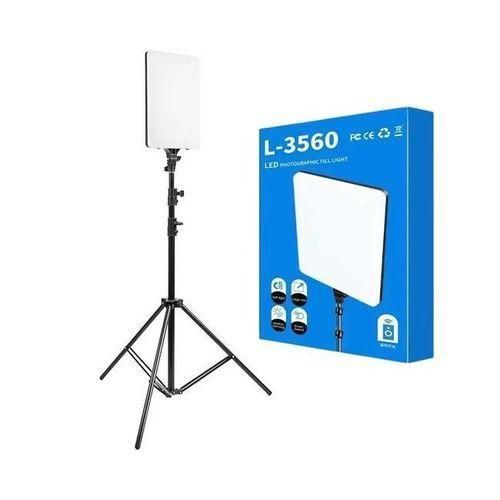 product_image_name-Generic-L-3560 Led Photographic Fill Panel Soft Light With Stand 24inch-2