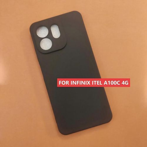 product_image_name-Generic-Suitable for Transsion itel A100C phone case 4G protective cover full-coverage silicone frosted protective case scratch-resistant TPU soft shell-1