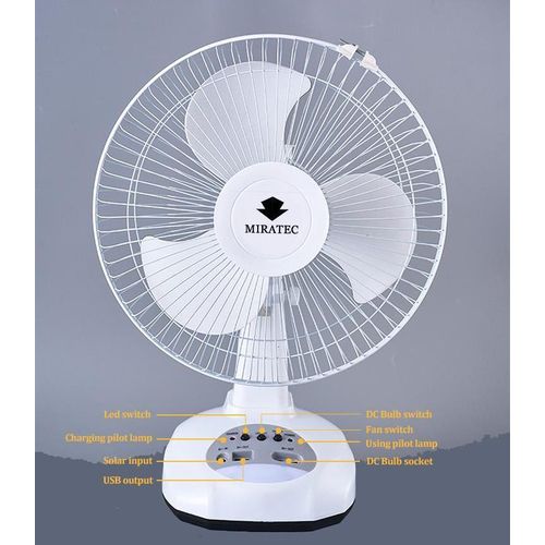 product_image_name-Miratec-12 Inches Rechargeable Table Fan With Solar Panel-3
