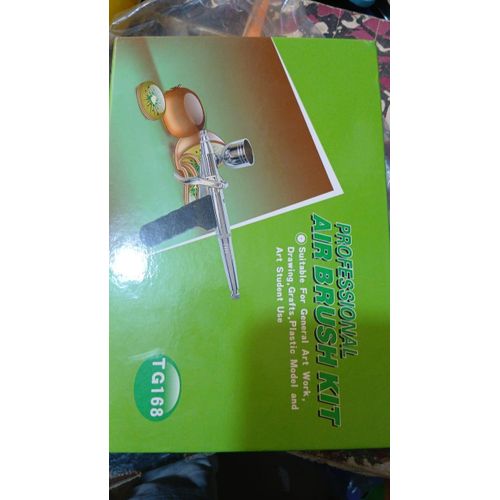Generic Professional Trigger-Style Dual-Action Gravity Feed Airbrush Kit - image 3