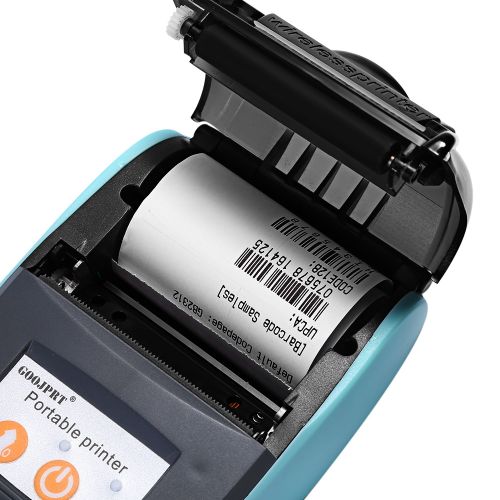 Goojprt 58MM Bluetooth Thermal Printer Portable Receipt Machine-Light Blue