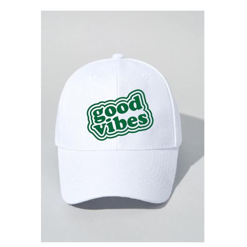 Fashion Delight Design Baseball/Face Cap - White